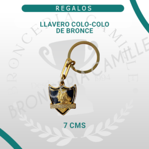 Llavero Colo-Colo de Bronce