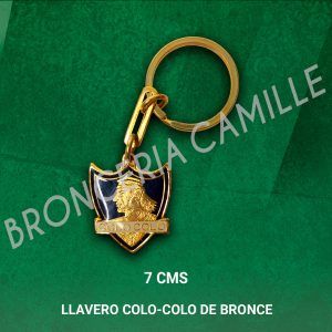 Llavero Colo-Colo de Bronce