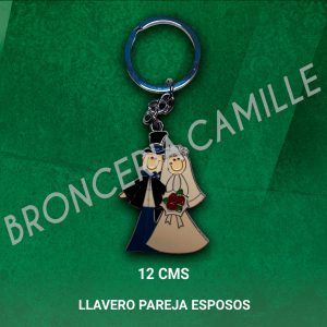 Llavero Metálico Pareja Esposos