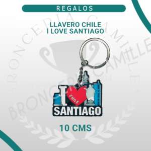 Llavero I Love Santiago Chile