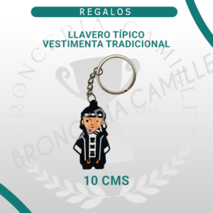 Llavero Típico Vestimenta Tradicional
