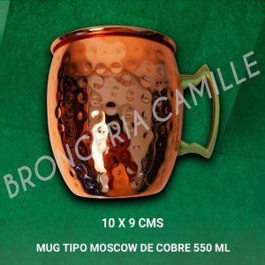 Mug tipo Moscow de Cobre 550 ML