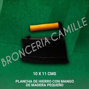 Plancha de Hierro con Mango de Madera Pequeño
