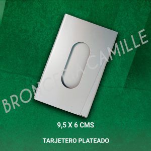 Tarjetero Plateado