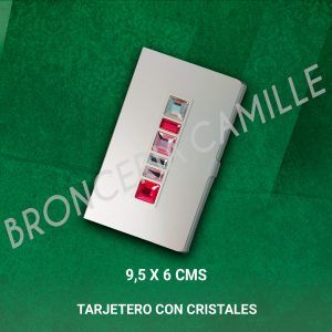 Tarjetero con Cristales