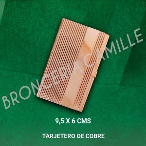 Tarjetero de Cobre
