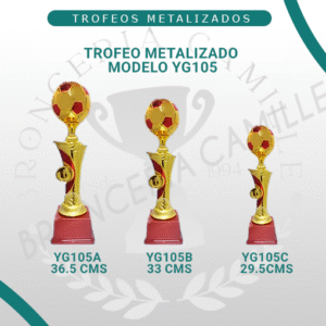 Trofeo Metalizado Modelo YG105