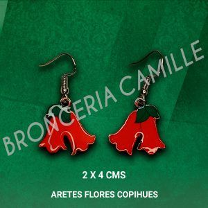 Aretes Flores Copihues