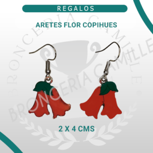 Aretes Flores Copihues