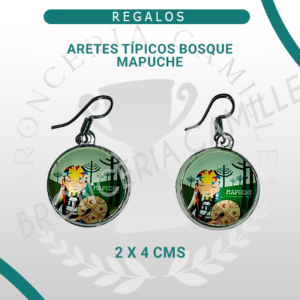 Aretes Típicos Bosque Y Mapuche