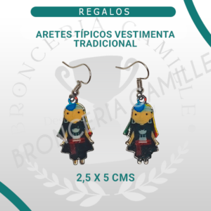Aretes Típicos Vestimenta Tradicional