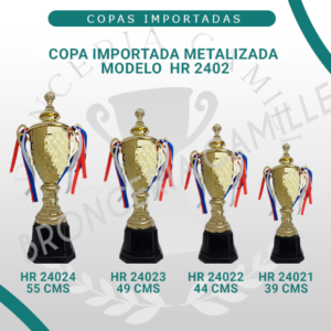 Copa importada Metalizada HR 2402