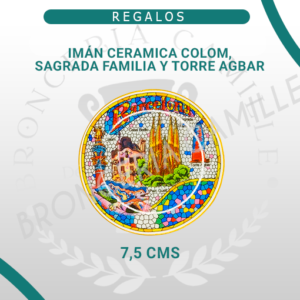 Imán Cerámica Colom, Sagrada Familia y Torre Agbar