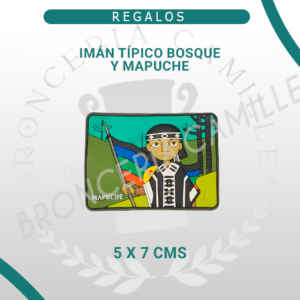 Imán Típico Bosque Y Mapuche