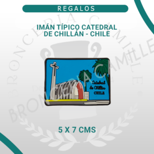Imán Típico Catedral de Chillán Chile
