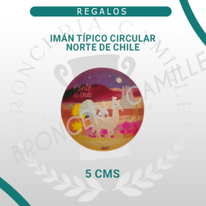 Imán Típico Circular Norte de Chile
