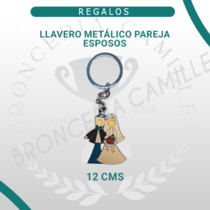 Llavero Metálico Pareja Esposos