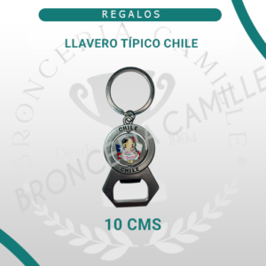 Llavero típico de Chile con destapador