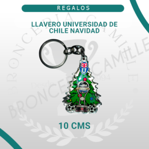 Llavero Universidad de Chile Navidad