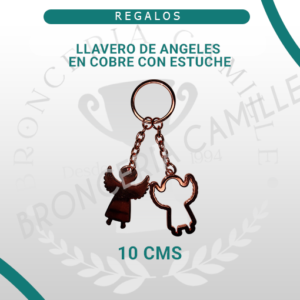 Llavero de ángeles con estuche