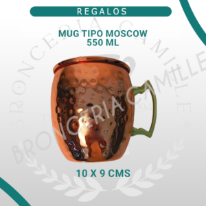 Mug tipo Moscow de Cobre 550 ML