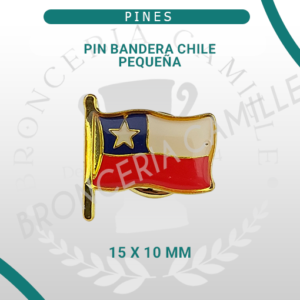 Pin Bandera Chile Pequeña