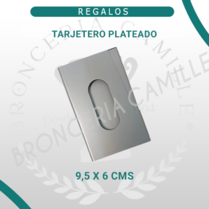 Tarjetero Plateado
