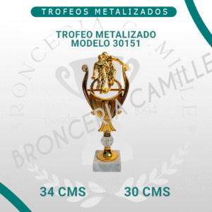 Trofeo Metalizado Modelo 30151-2 30151-3