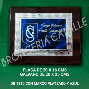 Db 1810 con Marco Plateado y Azul