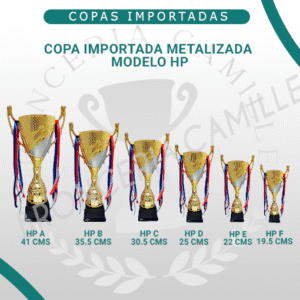 Copa Importada Metalizada Modelo HP
