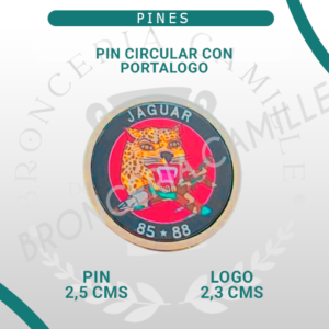 Pin Circular con Portalogo