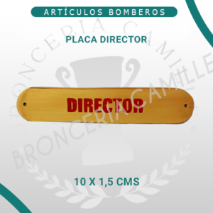 Placa Director Metálica