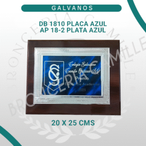 Db 1810 con Marco Plateado y Azul
