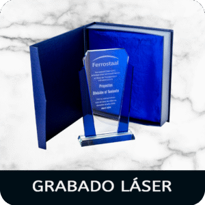 Cristales grabado con laser
