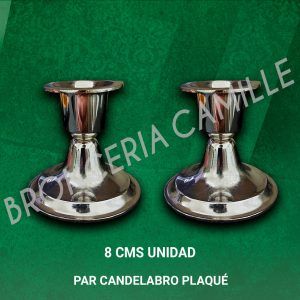 Par Candelabro Plaqué