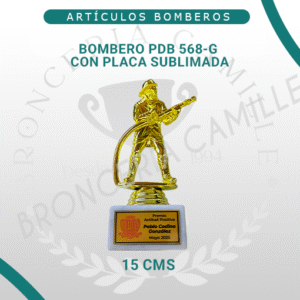 Bombero Modelo PDB 568-G con Placa Sublimada