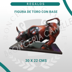 Figura de Toro con Base
