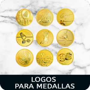Logo deportivo para medalla