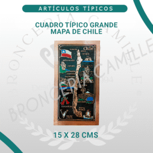 Cuadro Típico Mapa de Chile