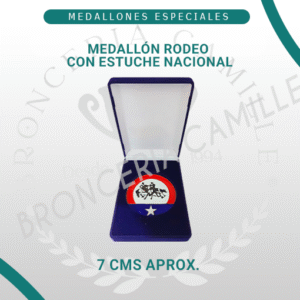 Medallón Rodeo con Estuche Nacional