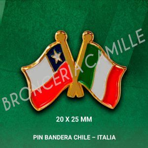 Pin Bandera Chile - Italia