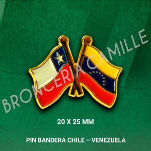 Pin Bandera Chile - Venezuela
