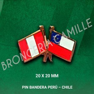 Pin Bandera Perú - Chile