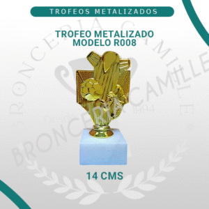 Trofeo Metalizado Modelo R008