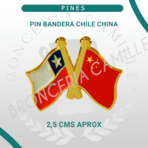 Pin Bandera Chile - China