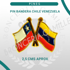 Pin Bandera Chile - Venezuela