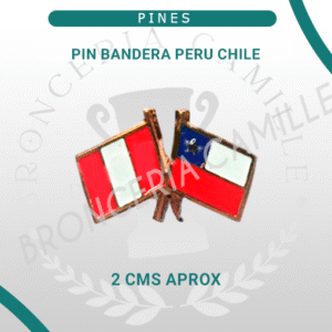 Pin Bandera Perú - Chile