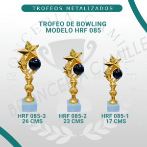 Trofeo de Bowling Modelo HRF 085