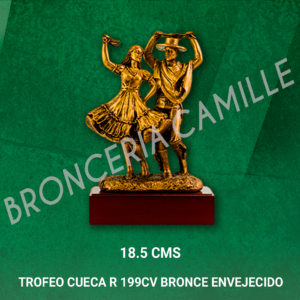 Trofeo Cueca R 199CV Bronce Envejecido