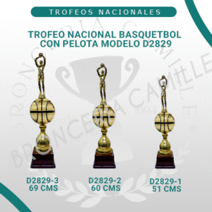 Trofeo Nacional con Pelota Modelo - D2829